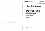 ZX350LC-7 Telescopic Arm (Rope type)(30m) Service Manual