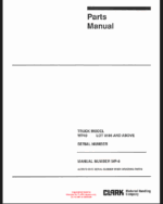 Clark WP40 Truck Model Parts Manual (WP-8)