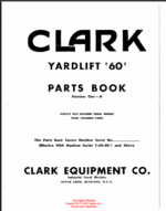 Clark Yardlift 60 Parts Manual (Yardlift_60_No_1G)