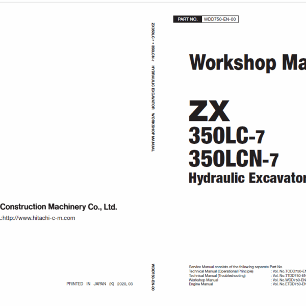 ZX350LC-7, ZX350LCN-7 Workshop Manual