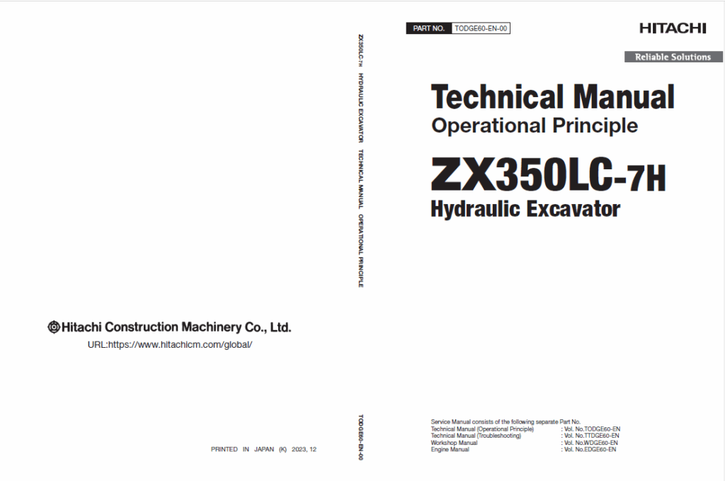 ZX350LC-7H Technical Manual (Operational Principle)