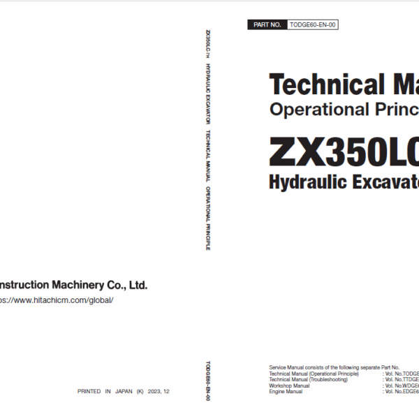 ZX350LC-7H Technical Manual (Operational Principle)