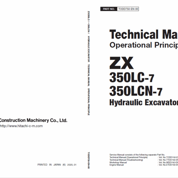ZX350LC-7350LCN-7 Technical Manual (Operational Principle)