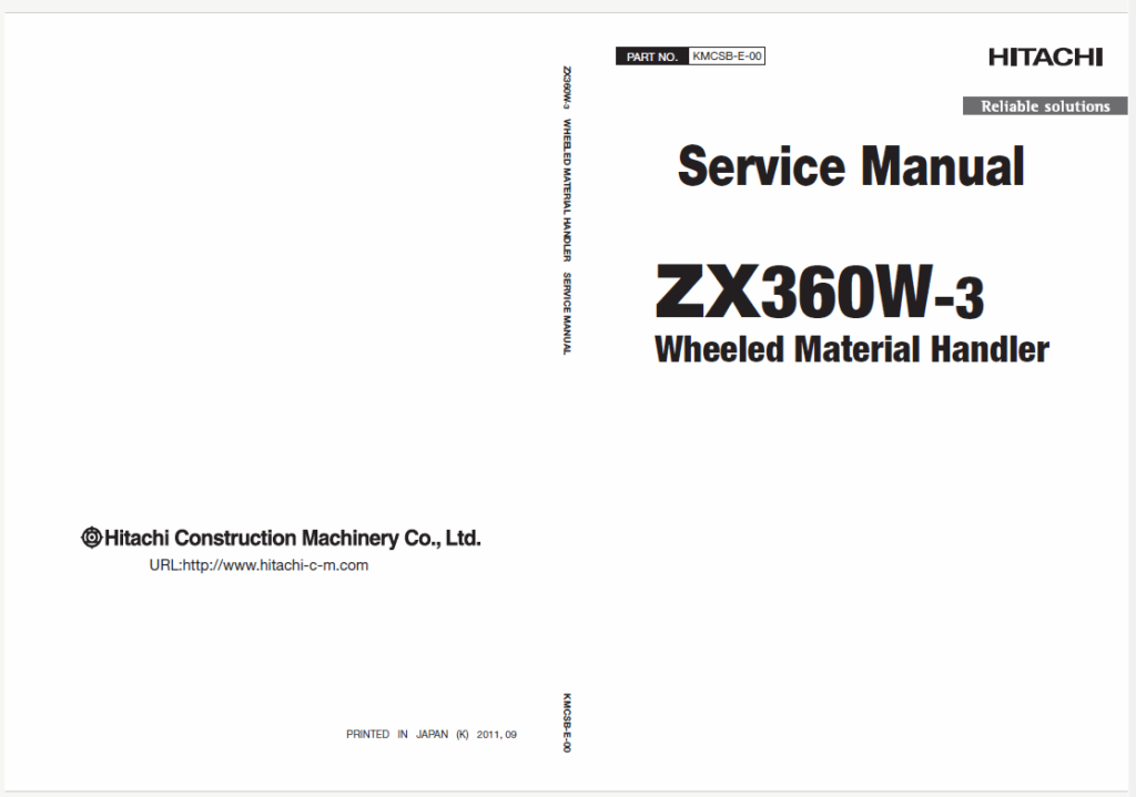 ZX360W-3 Service ManualZX360W-3 Service Manual
