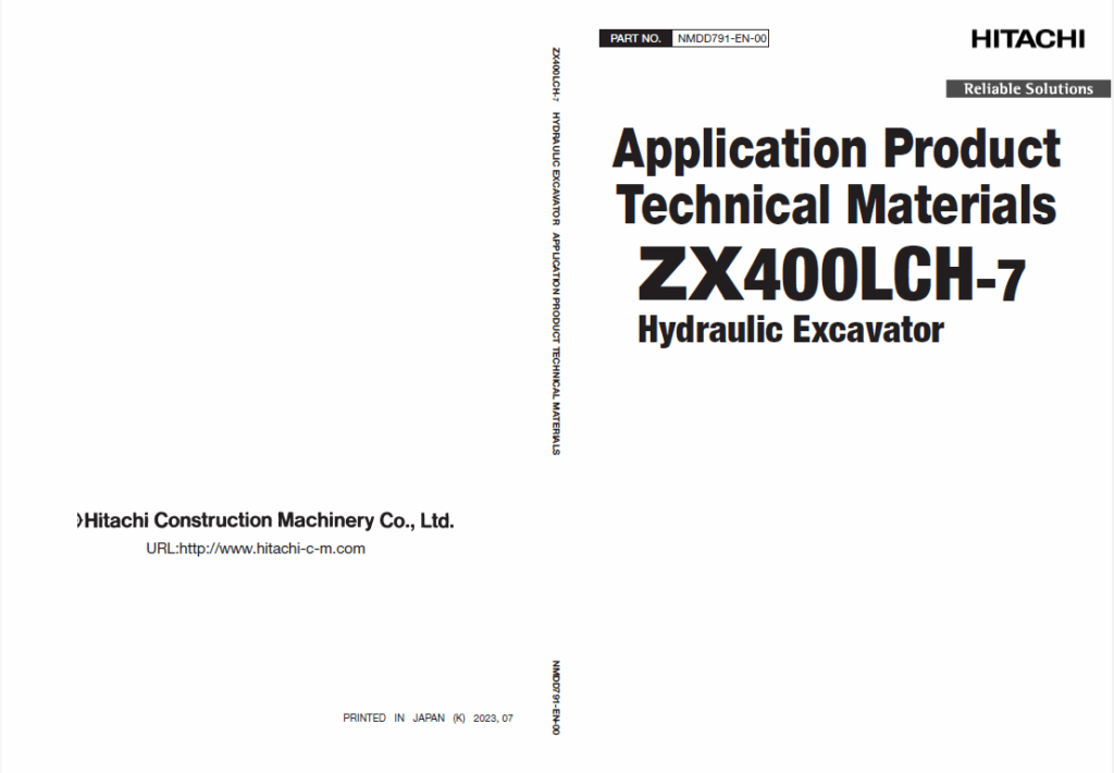 ZX400LCH-7 Application Product Technical Materials