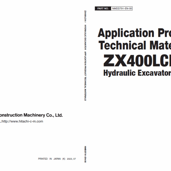 ZX400LCH-7 Application Product Technical Materials