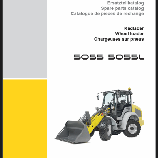 Wacker Neuson 5055, 5055L Wheel Loader Parts Manual