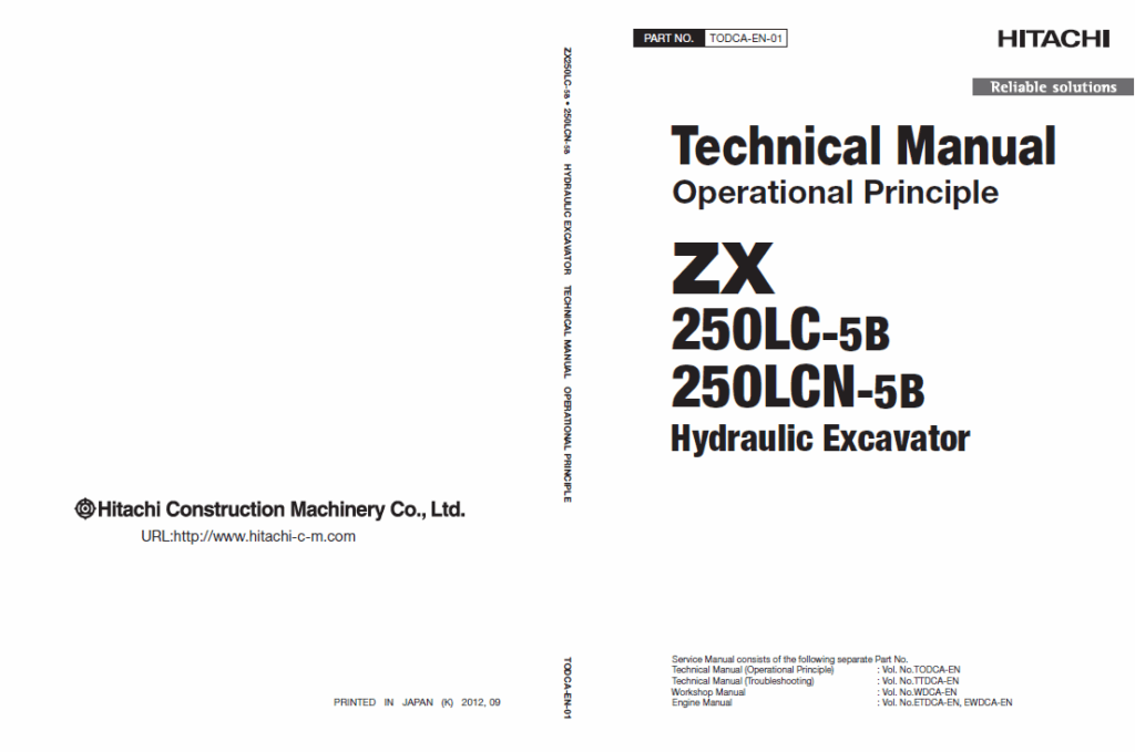 ZX250LC-5B, ZX250LCN-5B Technical Manual (Operational Principle)
