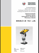 Wacker Neuson BS50-2 11in US Vibratory Rammers Parts Manual