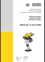 Wacker Neuson BS62-4Ab-28 Vibratory Rammer Parts Manual