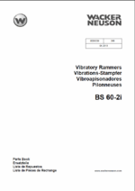 Wacker Neuson BS60-2i Vibratory Rammers Parts Manual