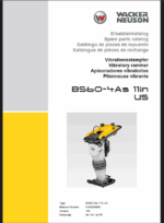 Wacker Neuson BS60-4As 11in US Vibratory Rammers Parts Manual