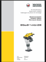Wacker Neuson BS68-4Ab-28 Vibratory Rammer Parts Manual