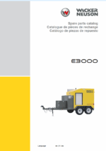 Wacker Neuson E3000 Heating Parts Manual