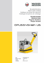 Wacker Neuson DPU5545Heh US Vibratory Plate Parts Manual