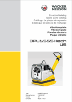 Wacker Neuson DPU6555Hech Vibratory Plate Parts Manual