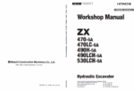 ZX470-5A, 470LC-5A, 490H-5A, 490LCH-5A, 530LCH-5A Workshop Manual