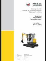 Wacker Neuson EZ36 Tracked Excavator Parts Manual