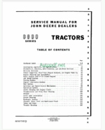 John Deere 8000 Series Grain Drills Technical Manual (TM1131)