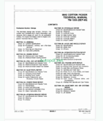 John Deere 9940 Cotton Picker Technical Manual (TM1356)