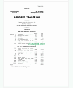 John Deere Armored Trailer M8 Technical Manual (TM9791)