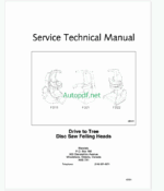John Deere FD Series Heads Drive to Tree Disc Saw Heads Technical Manual (TMF381707)