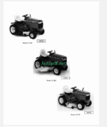 John Deere GT242 GT262 and GT275 Lawn and Garden Tractors Technical Manual (TM1582)