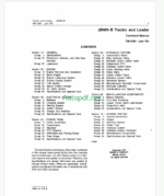 John Deere JD401-B Tractor and Loader Technical Manual (TM1091)