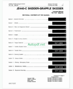 John Deere JD440-C Skidder and Grapple Skidder Technical Manual (TM1138)