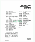 John Deere JD500 Series-A Loader Technical Manual (TM1025)