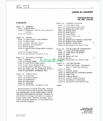 John Deere JD544B Loader Technical Manual