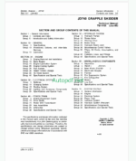 John Deere JD740 Grapple Skidder Technical Manual (TM1101)