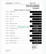 John Deere JD743 Tree Harvester and Feller- Buncher Technical Manual (TM1159)