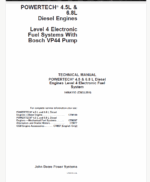 John Deere Planter Monitoring Systems Technical Manual (TM1270)
