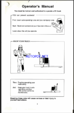Clark AGP40 Forklift Operators Manual (OM-599)