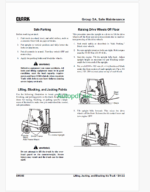 Clark C15, C17, C20s L and C15, C17, C20sC L PSI 4G63 Engine Forklift Service Manual (SM995)