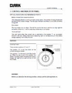 Clark Clarktor CTE7, CTE12, CTE20 Forklift Operators Manual (OI-797)