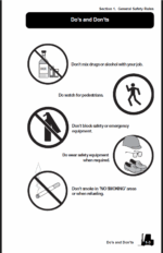 Clark CQ20, CQ25, CQ30 D,L Forklift Operators Manual (OM-794)