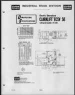 Clark EC(SV) 50, 60, 70 Forklift Operators Manual (O-219)