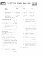Clark EC50, EC60, EC70 Forklift Operators Manual (O-9K-1)