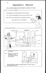 Clark ETR10 Forklift Operators Manual (OM-557)