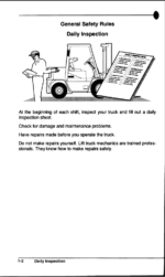 Clark GCX, GPX30-55 Forklift Operators Manual (OM-593)