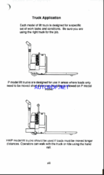 Clark P40, HWP40 Tow Tractor Operators Manual (OM-582)