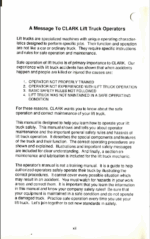Clark PWD25, PWD30, PWD36, HWD25, HWD30, HWD36, P-HWP25, P-HWP30 Forklift Operators Manual (OM-568)