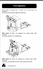 Clark PWX30-40, HWX30-40 Forklift Operators Manual (OM-878)