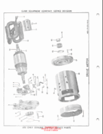 Clark Rider Straddle Stacker Parts Manual (X110A)