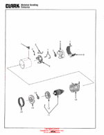 Clark NP15, NP15D, NP20, NBP22 Reach Truck Parts Manual (NP-7)