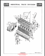 Clark Model MR100 Military Rough Terrain Parts Manual (G82A4)