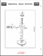 Clark IT60 Forklift Parts Manual (X122A)