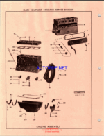 Clark Clarklift F30B Forklift Parts Manual (X6B)